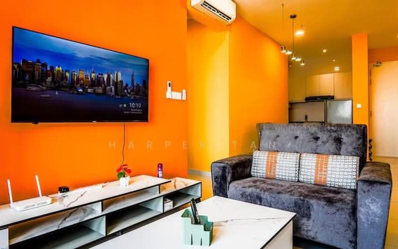 Kediaman Servis untuk Disewa di Kenwingston Platz - Harper Tan - Living Room - PropertyGuru.com.my