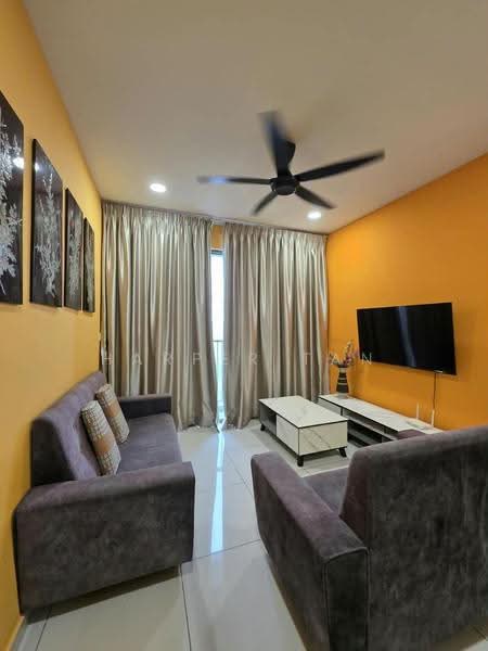 Service Residence for Rent at Kenwingston Platz - Harper Tan - Living Room - PropertyGuru.com.my