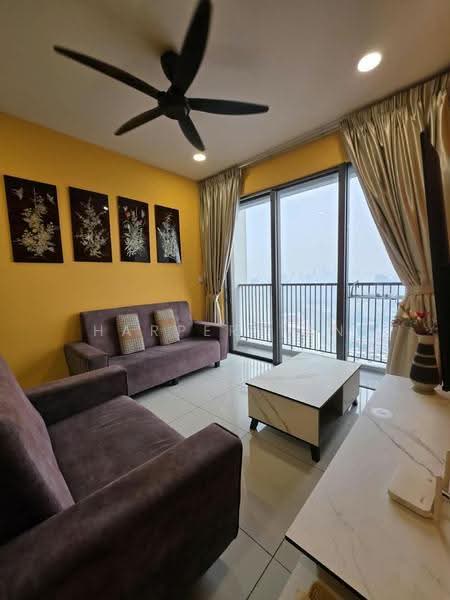 Service Residence for Rent at Kenwingston Platz - Harper Tan - Living Room - PropertyGuru.com.my