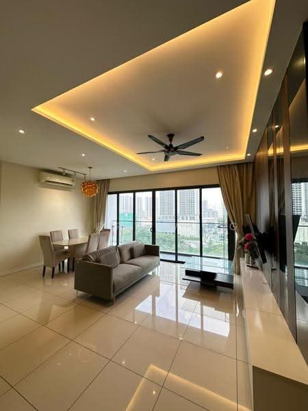 Service Residence for Rent at Skyluxe On The Park Bukit Jalil - Larry Wong - Living Room - PropertyGuru.com.my