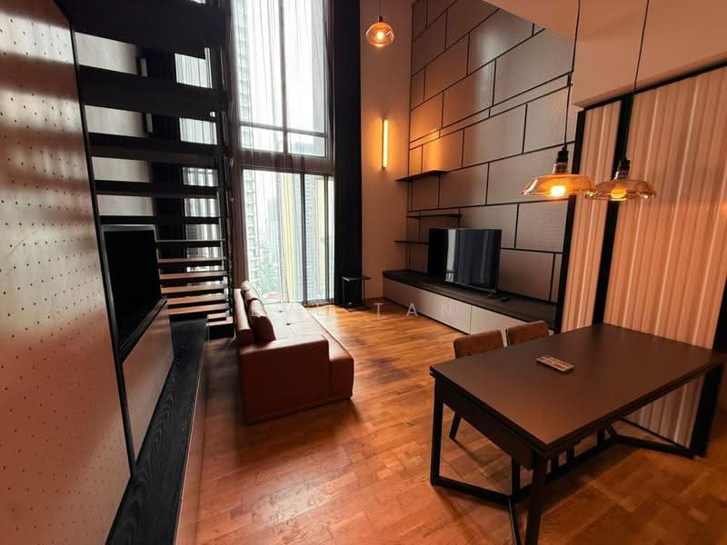 Kondominium untuk Disewa di Twy Duplex Condos - Eve Tan - Living Room - PropertyGuru.com.my