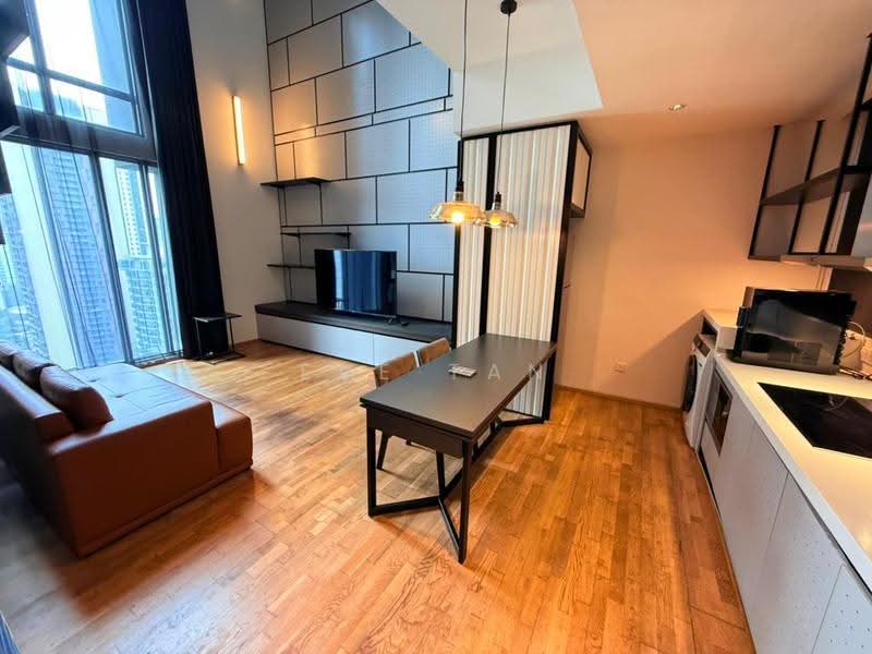 Kondominium untuk Disewa di Twy Duplex Condos - Eve Tan - Living Room - PropertyGuru.com.my