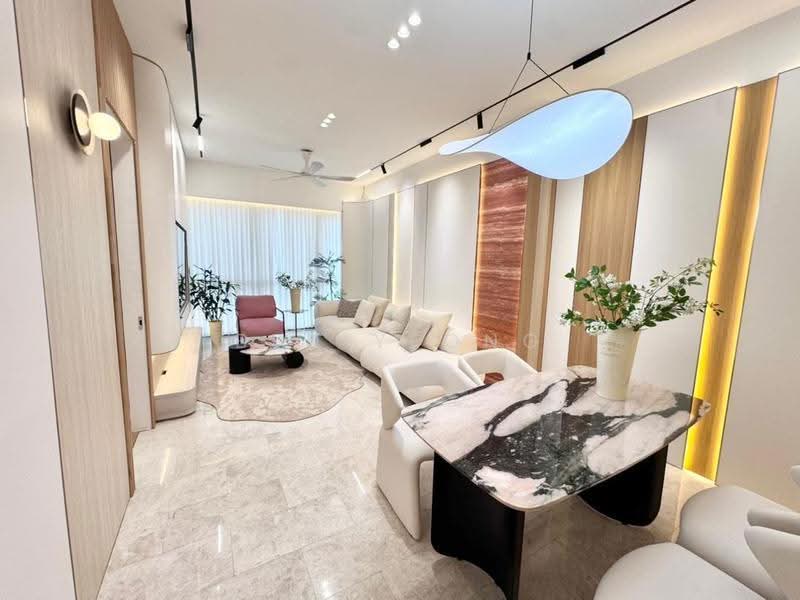 Service Residence for Rent at TRX Residences - Ben Yeong - Living Room - PropertyGuru.com.my