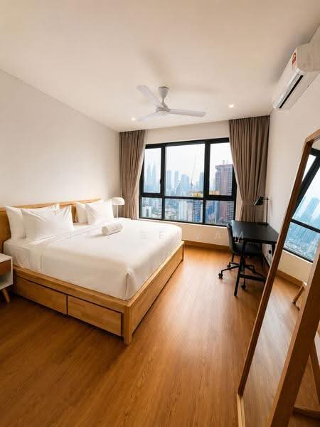 Kediaman Servis untuk Disewa di The Sentral Suites - Jay Selvam - Bedroom - PropertyGuru.com.my