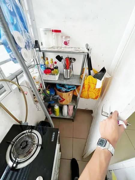Pangsapuri untuk Dijual di Perling Heights Apartments - Lai Kok Seng - Kitchen - PropertyGuru.com.my