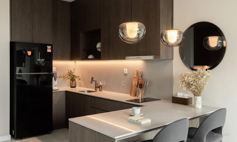 Kediaman Servis untuk Dijual di Causewayz Square @ JBCC - Yen Chu - Kitchen - PropertyGuru.com.my