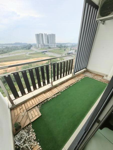 Service Residence for Rent at D'Secret Garden (Pangsapuri Kempas Indah) - Samantha Tang - Balcony - PropertyGuru.com.my