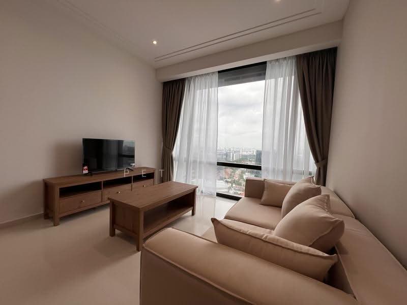 Kediaman Servis untuk Dijual di Regent Suites @ Pavilion Damansara Heights - Peter Sek - Living Room - PropertyGuru.com.my