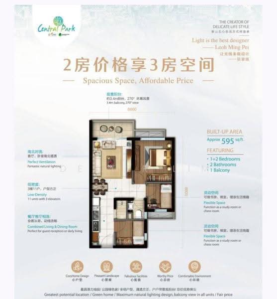 Service Residence for Sale at Country Garden Central Park - Dexter Lim - PropertyGuru.com.my
