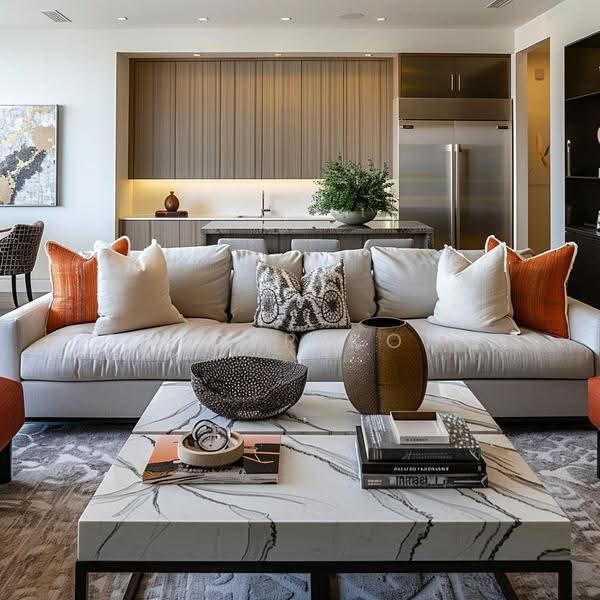 Kediaman Servis untuk Dijual di Armani Raja Uda - Ginger Kong - Living Room - PropertyGuru.com.my