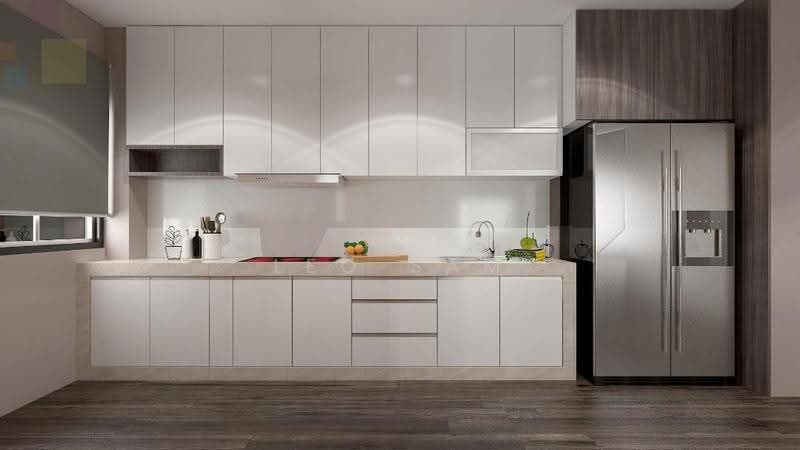 Service Residence for Sale at The Platino Serviced Apartment - Leo Sam - Kitchen - PropertyGuru.com.my