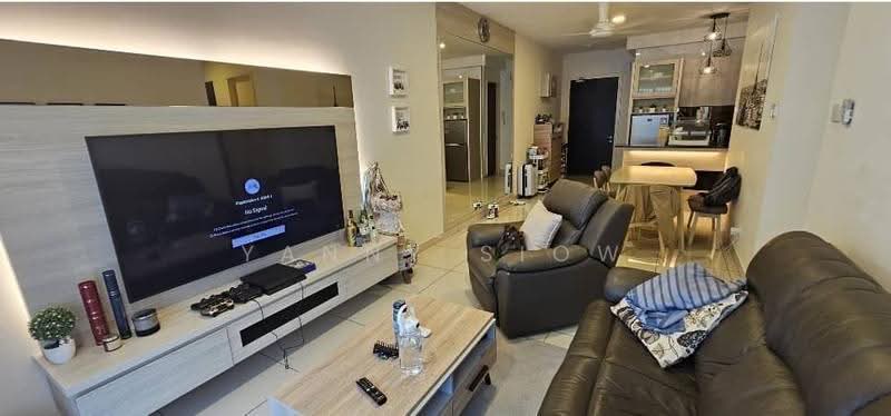 Service Residence for Sale at KL Traders Square - Yanny Siow - Living Room - PropertyGuru.com.my