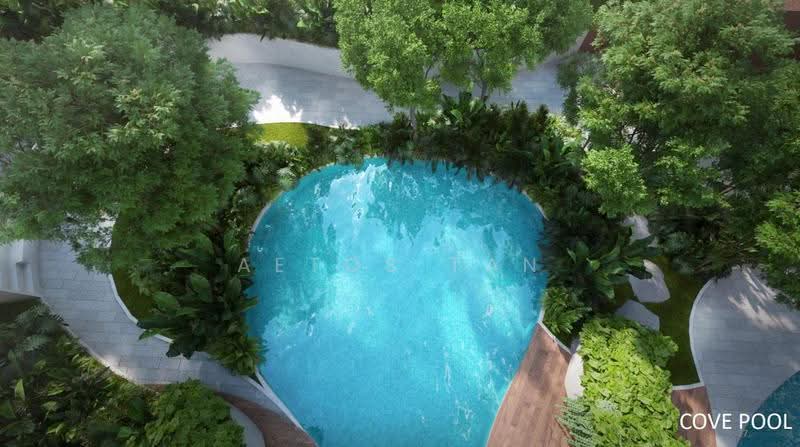 Kondominium untuk Dijual di Aosis Mont Kiara - Aetos Tan - Pool - PropertyGuru.com.my