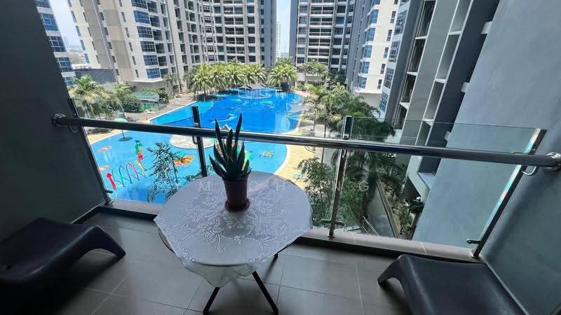 Kediaman Servis untuk Disewa di Atlantis Residences (Pangsapuri Atlantis Kota Syahbandar) - YM Chong - Balcony - PropertyGuru.com.my