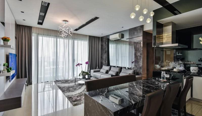 Service Residence for Sale at Twin Arkz - Caylaa Ng - Living Room - PropertyGuru.com.my