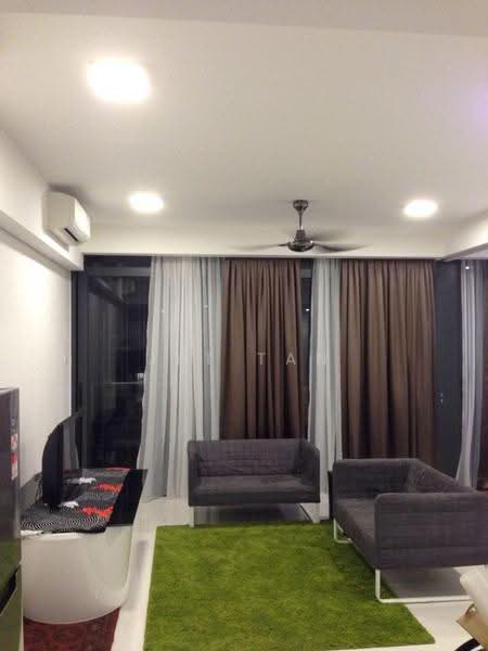 Kondominium untuk Dijual di The Capers @ Sentul East - Jet Tan - Living Room - PropertyGuru.com.my