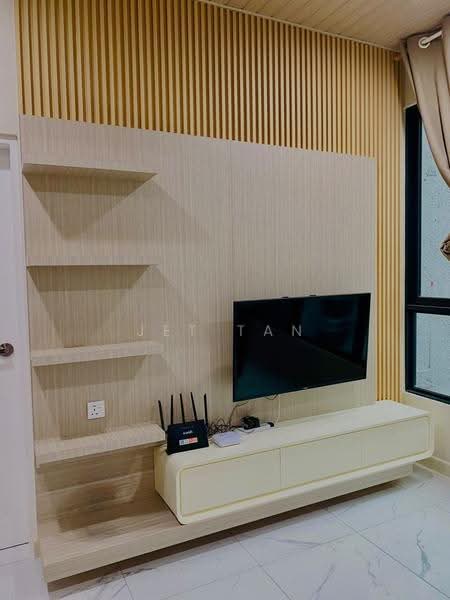 Service Residence for Rent at Cubic Botanical - Jet Tan - Living Room - PropertyGuru.com.my