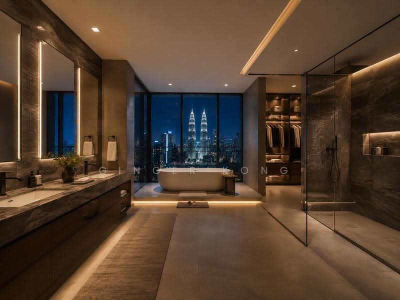 Kediaman Servis untuk Dijual di Arte Solaris @ Mont Kiara - Ginger Kong - Bathroom - PropertyGuru.com.my