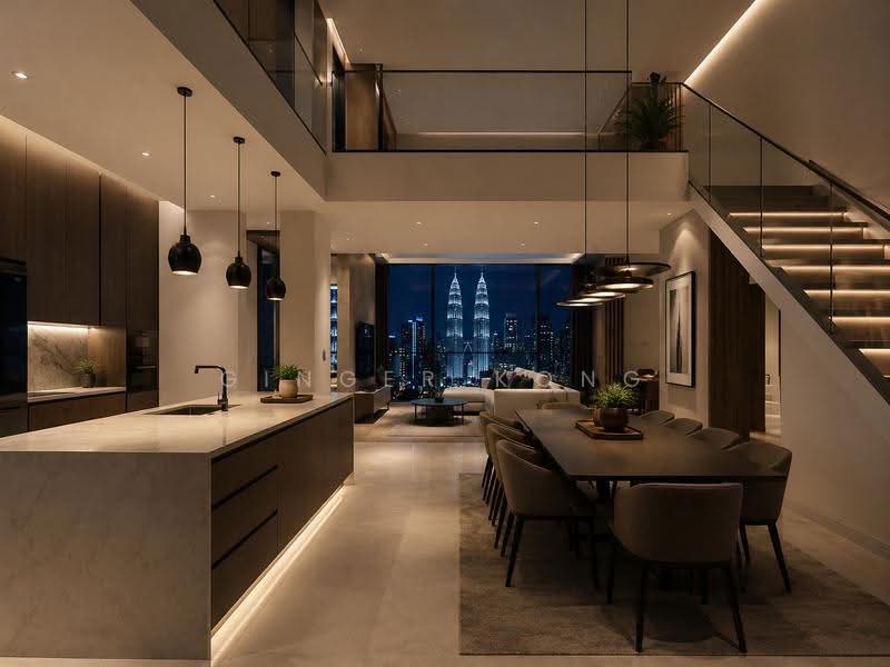 Kediaman Servis untuk Dijual di Arte Solaris @ Mont Kiara - Ginger Kong - Kitchen - PropertyGuru.com.my