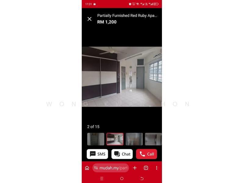 Apartment for Rent at Red Ruby 2 - Wong Kwan Hon - Interior - PropertyGuru.com.my