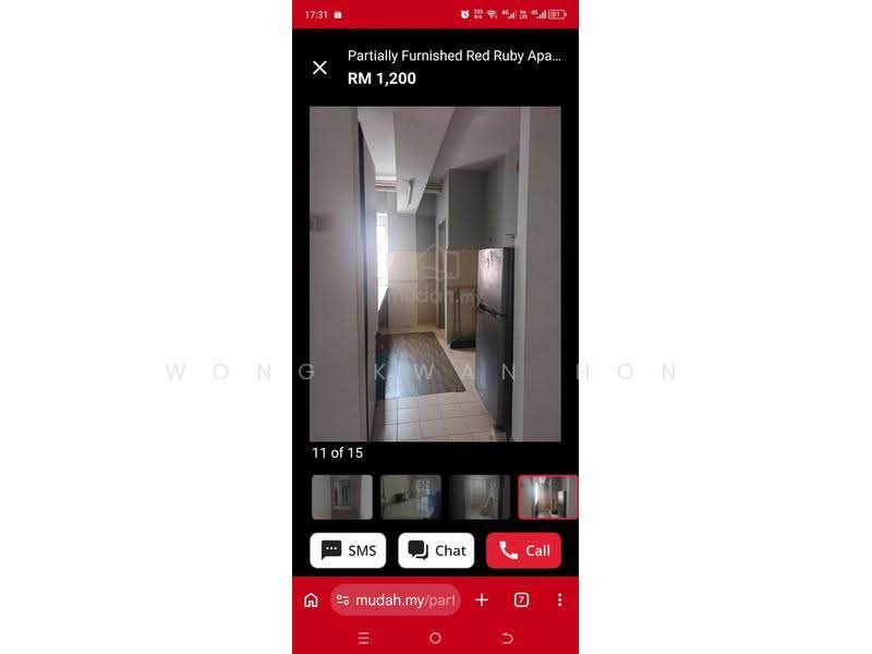 Apartment for Rent at Red Ruby 2 - Wong Kwan Hon - Kitchen - PropertyGuru.com.my