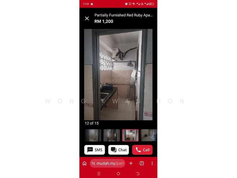 Apartment for Rent at Red Ruby 2 - Wong Kwan Hon - Kitchen - PropertyGuru.com.my