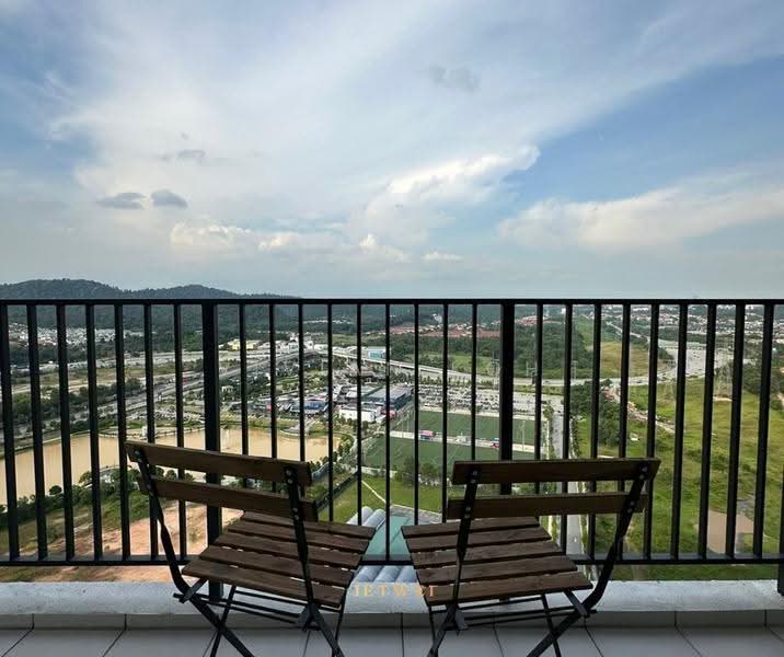 Service Residence for Rent at Huni @ Eco Ardence - Vivian Koh - Balcony - PropertyGuru.com.my