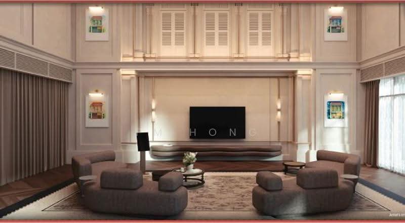 Kediaman Servis untuk Dijual di Tuan Straits Residency - FM Hong - Living Room - PropertyGuru.com.my