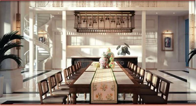 Kediaman Servis untuk Dijual di Tuan Straits Residency - FM Hong - Dining Room - PropertyGuru.com.my