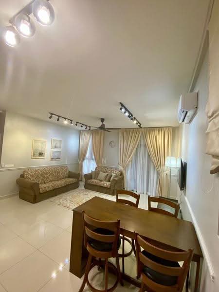 Service Residence for Rent at Henna Residence  @ The Quartz WM - Kelvin Chen - Living Room - PropertyGuru.com.my