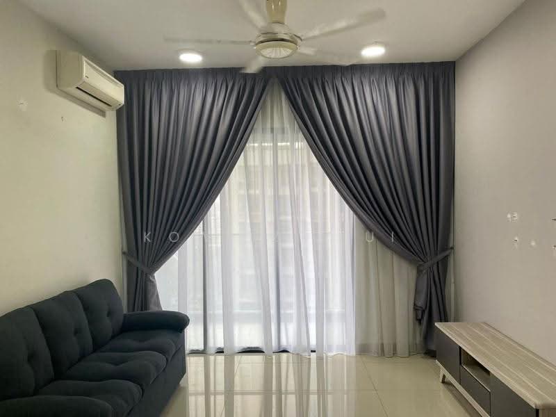 Condominium for Rent at Univ 360 Place - Kow Tze Fui - Living Room with Balcony in front - PropertyGuru.com.my