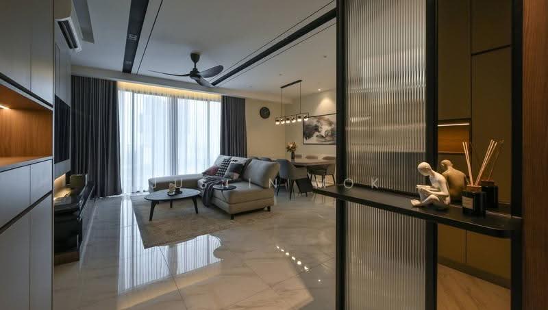 Service Residence for Sale at The Netizen - Justin Mok - Living Room - PropertyGuru.com.my