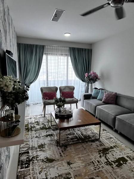 Service Residence for Sale at Suasana Iskandar Malaysia - Zoey Lee - Living Room - PropertyGuru.com.my