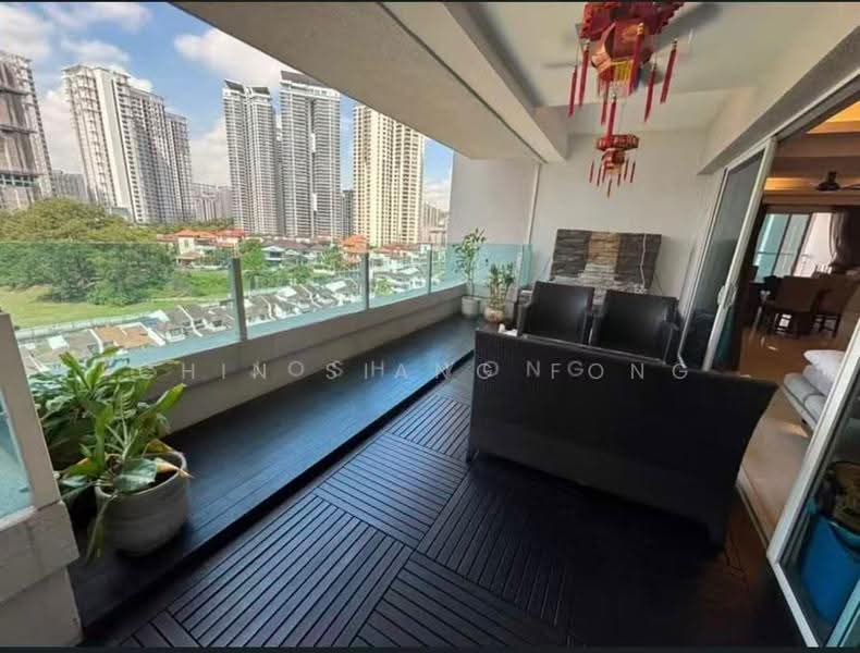 Condominium for Sale at Tiffani Kiara - Chin Siang Fong - Balcony - PropertyGuru.com.my