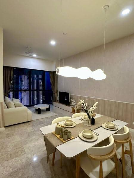 Service Residence for Rent at TRX Residences - Ariel Lee - Living Room - PropertyGuru.com.my