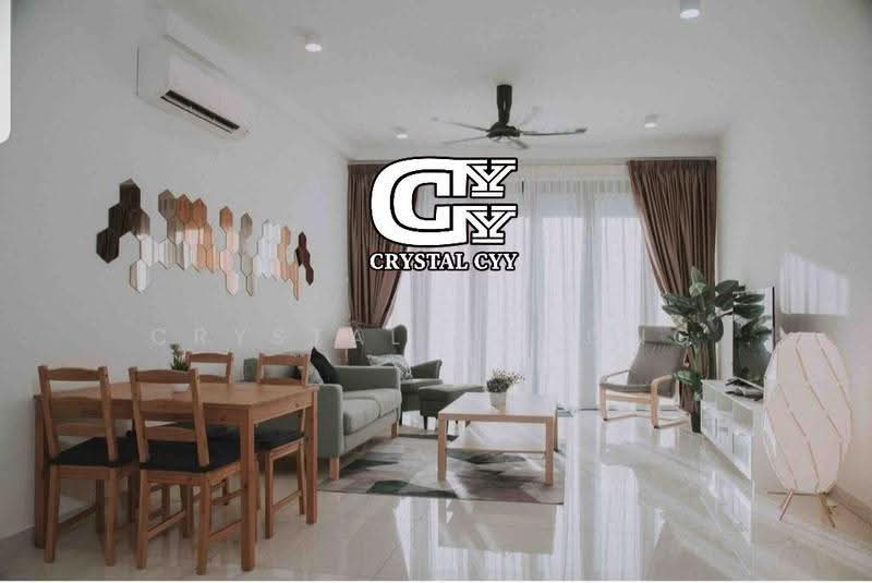 Kediaman Servis untuk Disewa di Arte S - Crystal Choong - Living Room - PropertyGuru.com.my