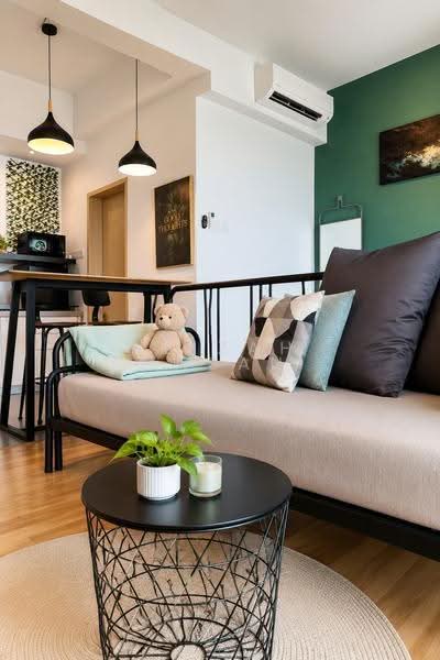 Service Residence for Sale at Imperium Residence - Azizah Hasan - Living Room - PropertyGuru.com.my