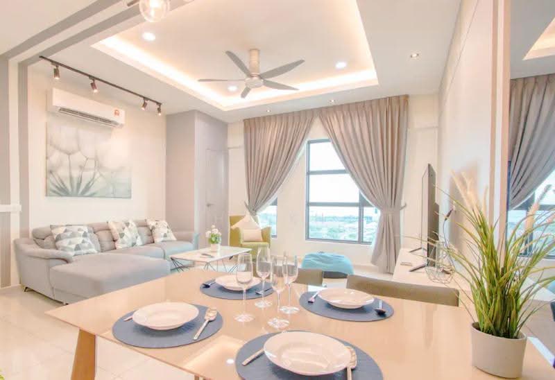 Kediaman Servis untuk Dijual di Arte Star - Ho KH - Living Room - PropertyGuru.com.my