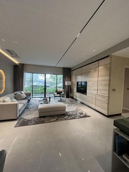Kondominium untuk Dijual di Aosis Mont Kiara - Ivann T - Living Room - PropertyGuru.com.my