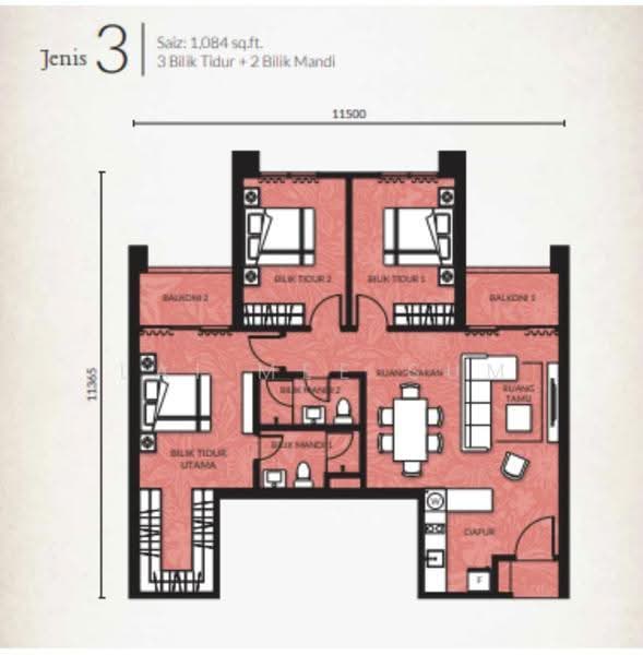Kediaman Servis untuk Disewa di Residensi Estetik 8 (Est8) - Lai Mee Sum - PropertyGuru.com.my