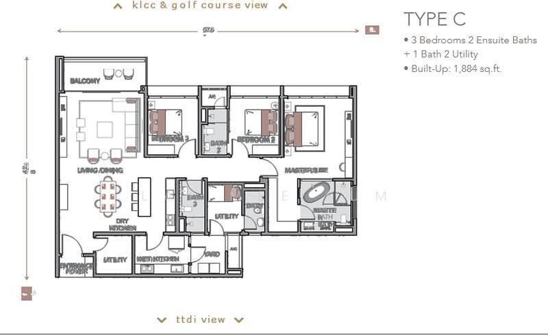 Kediaman Servis untuk Disewa di Jendela Residences - Lai Mee Sum - PropertyGuru.com.my