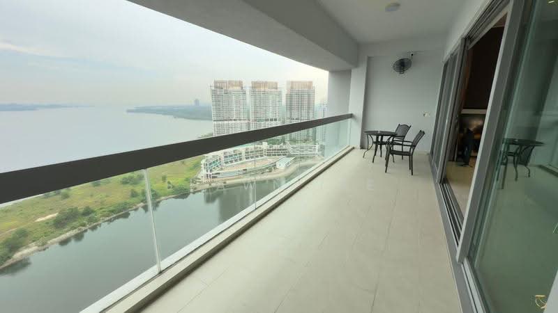 Service Residence for Rent at Southern Marina Residences - Shawn Lee - Balcony - PropertyGuru.com.my