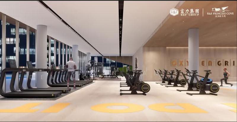 Pangsapuri untuk Dijual di R&F Princess Cove Phase 3-New Casa Suites - Kevin Tan - Gym - PropertyGuru.com.my