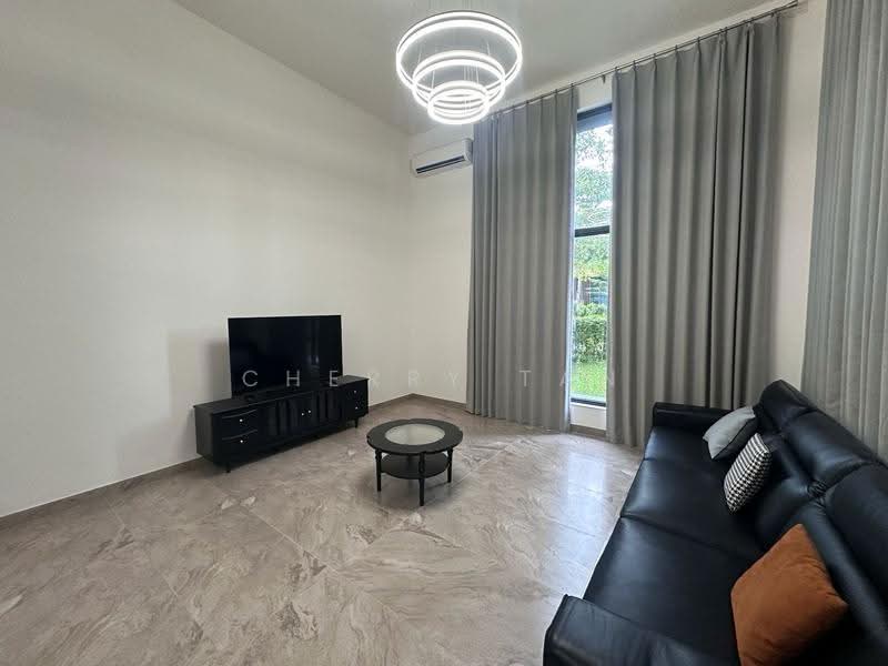 Rumah Kluster untuk Disewa di Forest City (Gelang Patah) - Cherry Tan - Living Room - PropertyGuru.com.my