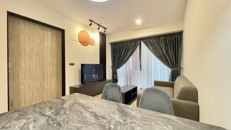 Service Residence for Rent at Star Residences Three - Tim Siow - Living Room - PropertyGuru.com.my