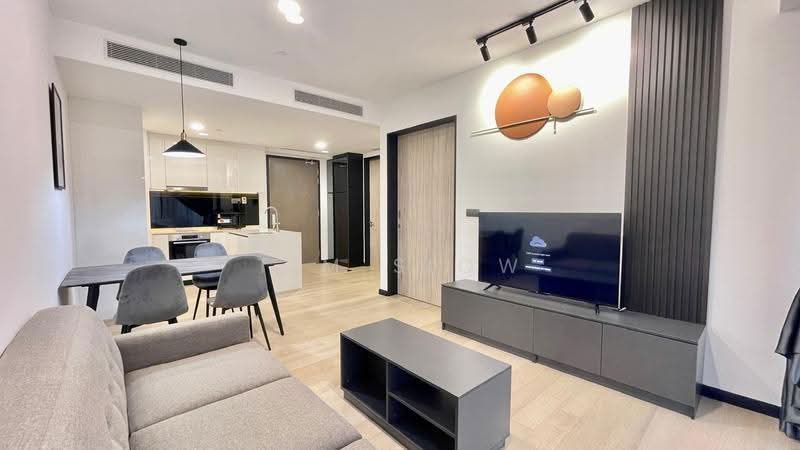 Service Residence for Rent at Star Residences Three - Tim Siow - Living Room - PropertyGuru.com.my