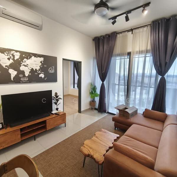 Kediaman Servis untuk Disewa di Aera Residence - CK Chieng - Living Room - PropertyGuru.com.my