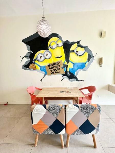 Kediaman Servis untuk Disewa di Afiniti Residences - Alex How - Dining Room - PropertyGuru.com.my