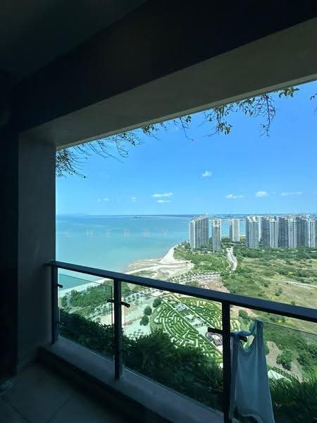 Condominium for Rent at Carnelian Tower 1 - Cherry Tan - Balcony - PropertyGuru.com.my