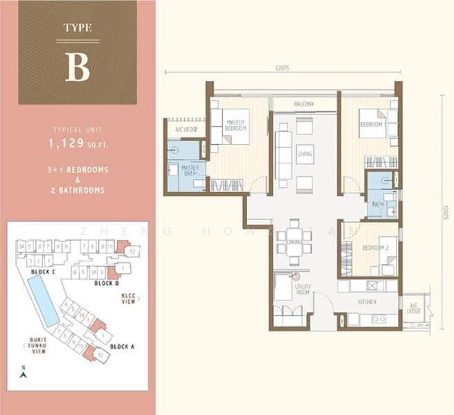 Kediaman Servis untuk Dijual di Duta Park Residences - Zheng Hong Tan - PropertyGuru.com.my